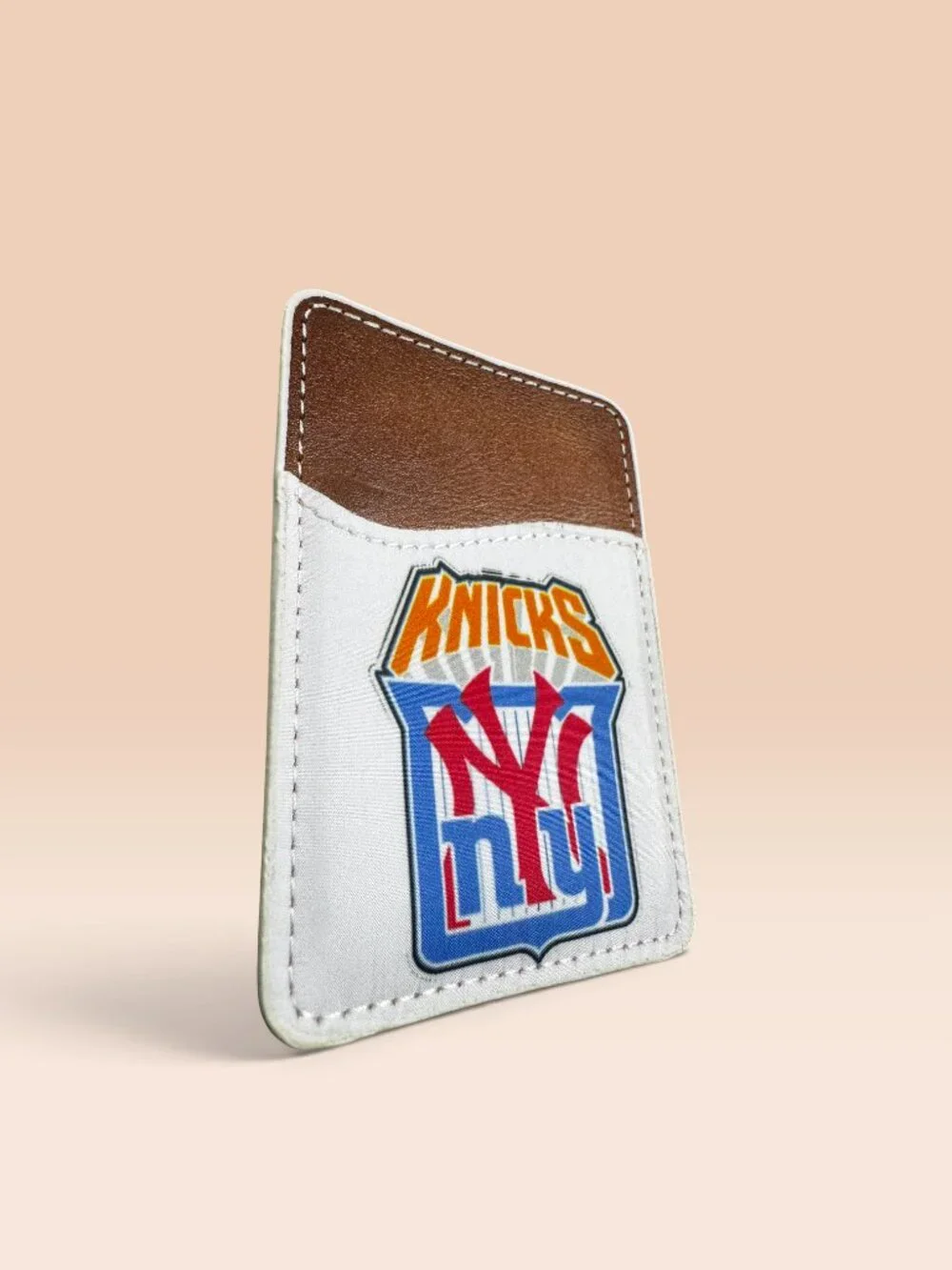 NY Knicks Phone Card Holder Wallet Stick-On Pocket